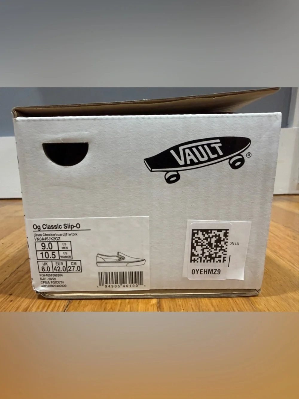 Vans never worn